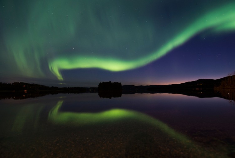 Aurora borealis neues phänomen in finnland polarlichter