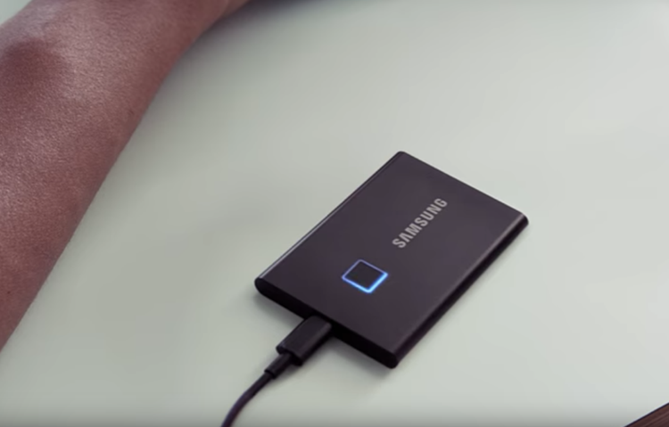 Die Portable SSD T7 Touch von Samsung