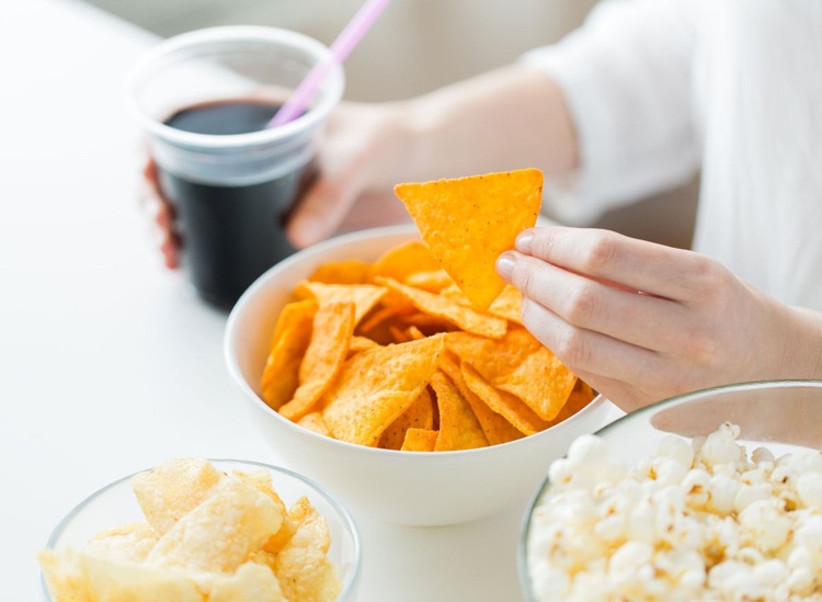 Fertigprodukte die dicken Bauch machen Chips