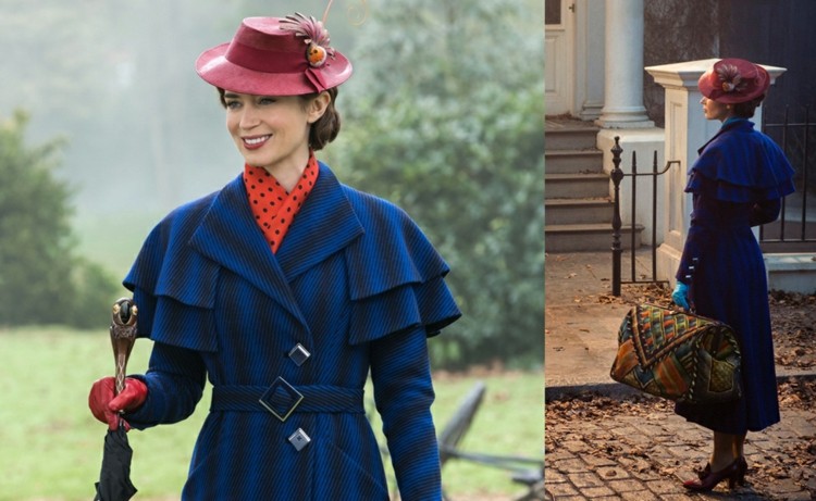 Kostüme für draußen selber machen mit Mantel - Mary Poppins mit Hut