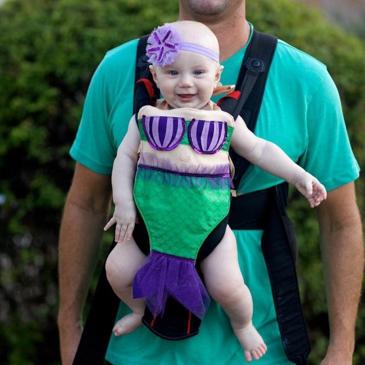Meerjungfrau Karnevalskostüm für Babys lustige Kostümideen für Eltern