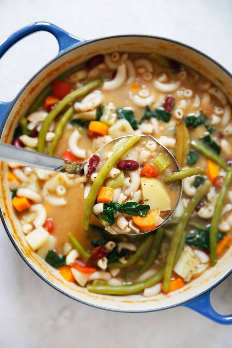 Minestrone Suppe Jamie Oliver Rezept wie mit Sellerie kochen