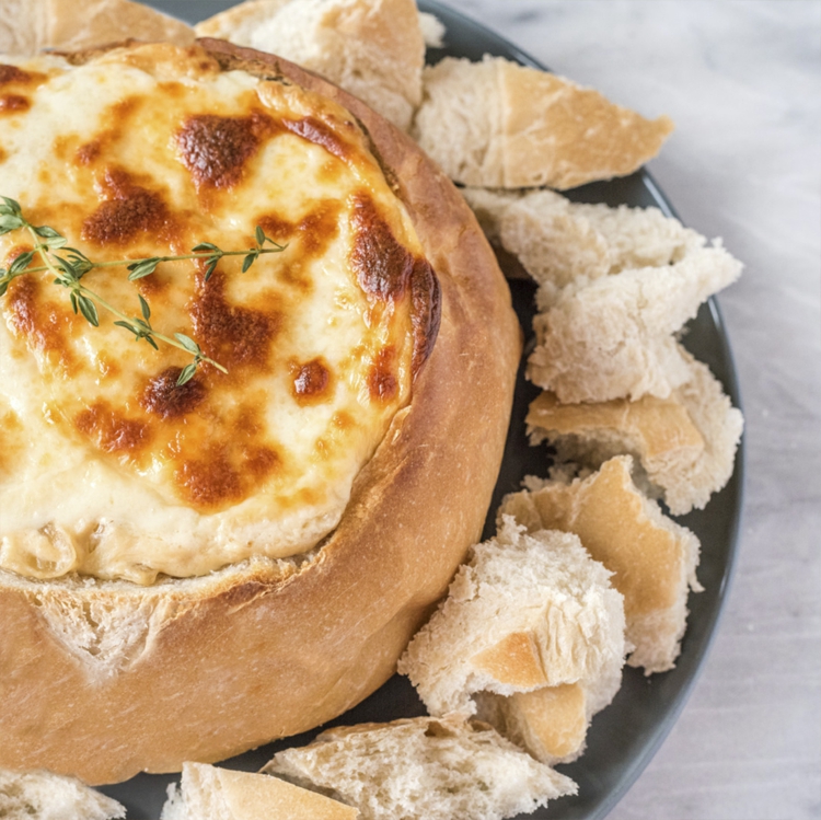 Gerichte im Brotlaib