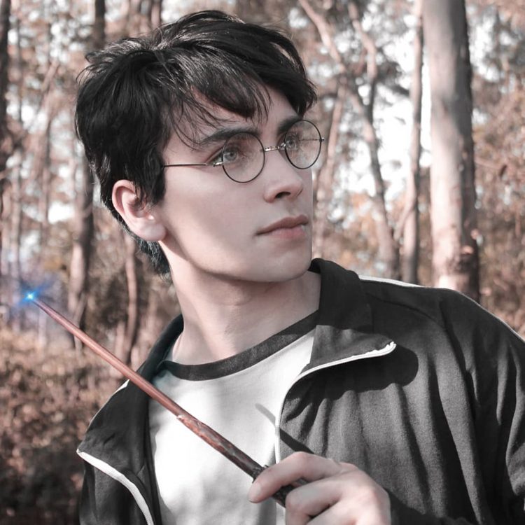 Spontanes Faschingskostüm für Herren Harry Potter selber machen