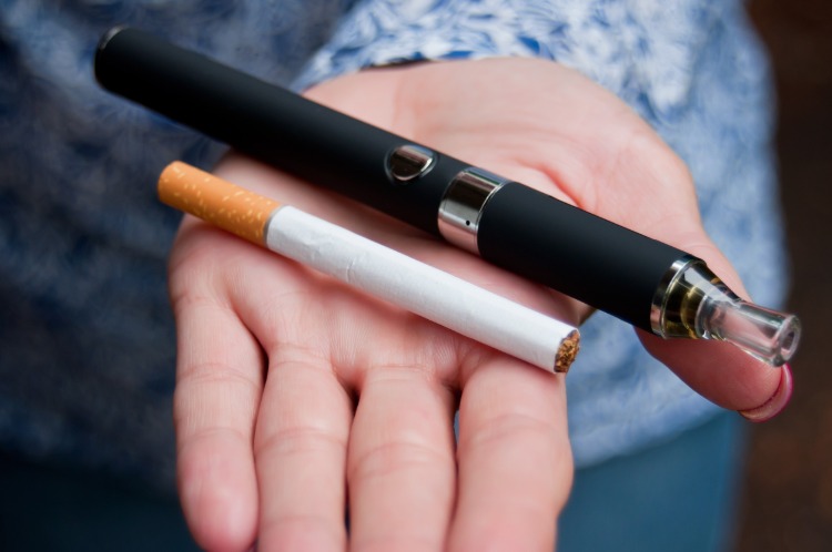 tabak oder vape zigaretten rauchen kombination risiko langzeitstudie