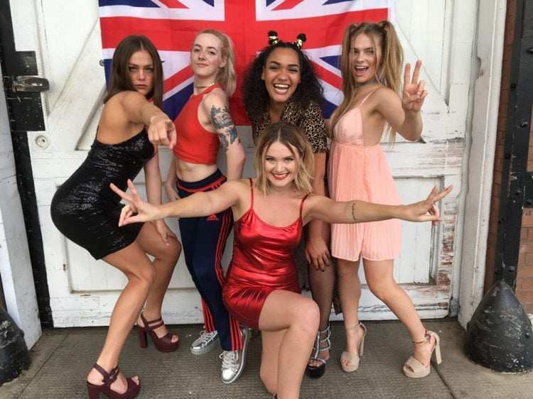 Mode 90er Jahre Party Frauen als Spice girls verkleiden