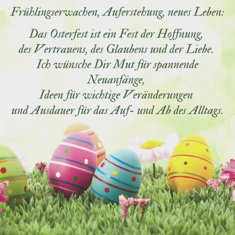 Ostern ist ein Fest der Hoffnung - Schöne Wünsche für Kollegen