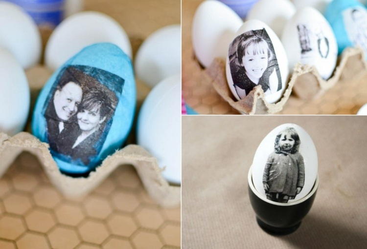 Personalisierte Eier mit Fotos zu Ostern verschenken