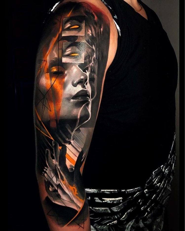 Tattoo Realistic Style Walter Montero tattooist arm tattoo men