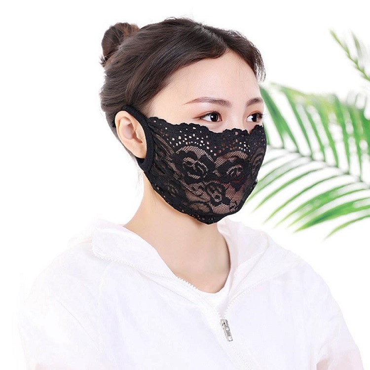 Atemschutz Maske aus Spitze selbst nähen Coronavirus Auswirkung Modewelt