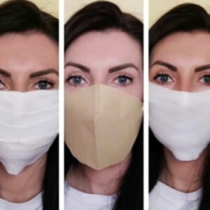 Atemschutzmaske selber machen ohne nähen - 6 Anleitungen mit einfachen Materialien