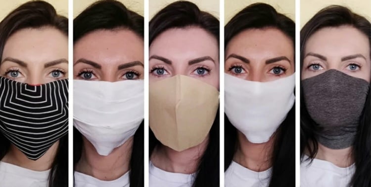 Atemschutzmaske selber machen ohne nähen - 6 Anleitungen mit einfachen Materialien