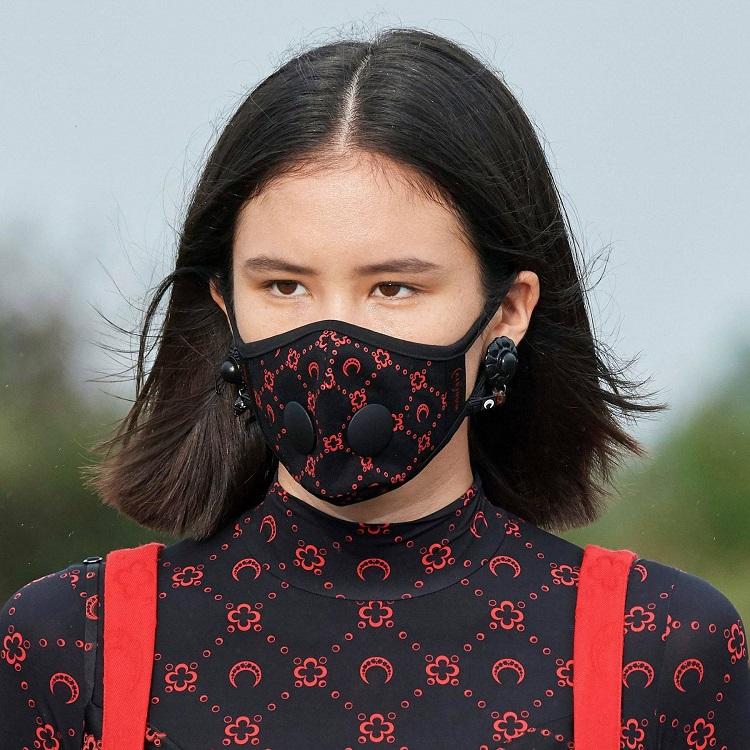 Designer Atemschutz Maske Coronavirus Auswirkung Modewelt Mundschutzmaske selbst nähen