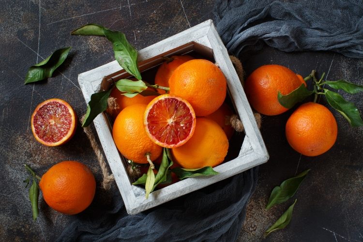 frische Orangen für starkes Immunsystem enthalten Vitamin C