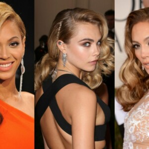 lage Haare seitlich wegstecken Beyonce Frisuren