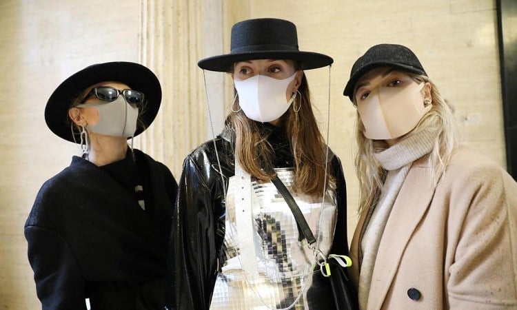 moderner Mundschutz selbst nähen modische Atemschutz Maske Trend