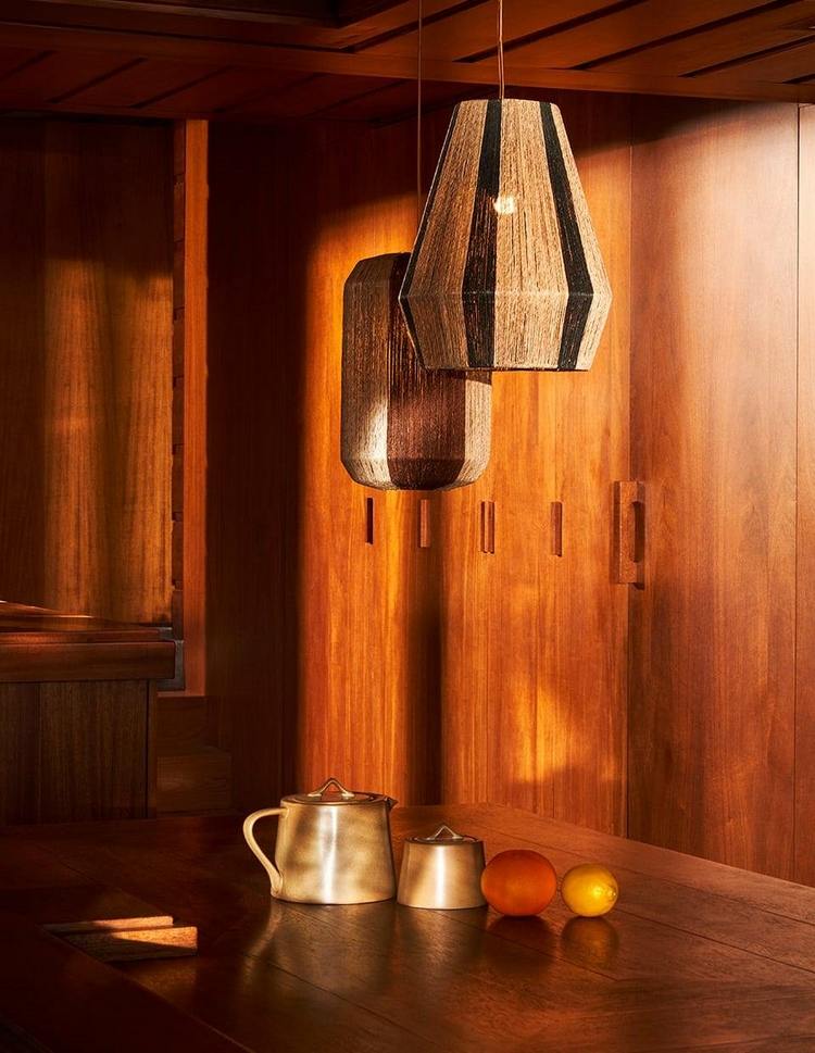 Deckenlampen aus Rattan und Metall von Zara Home 2020