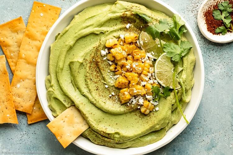 Hummus Rezepte mit Avocado gesunde Dips was abends essen abnehmen