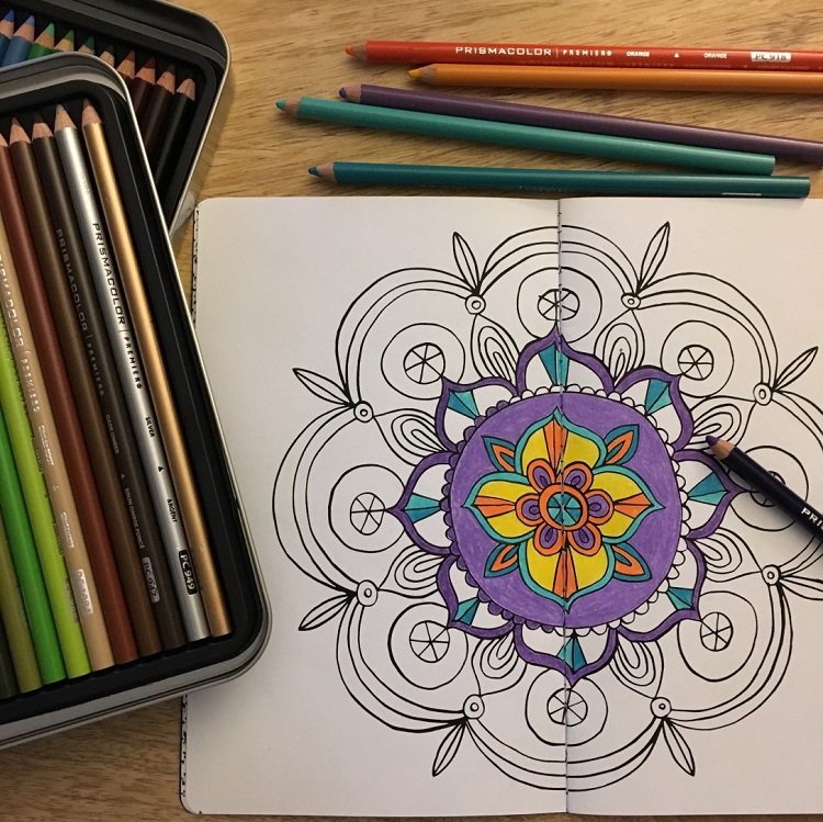 Mandala zeichnen lernen Self-Care Routine für Zuhause