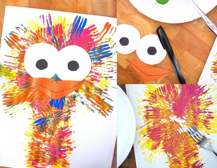 34+ Kinder bilder malen ideen , Vögel basteln mit Kleinkindern Fördern Sie die Feinmotorik mit diesen