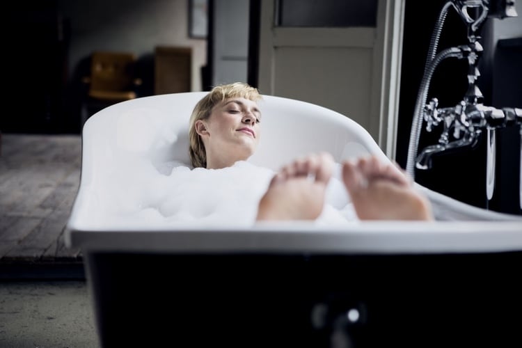 Warme Badewanne 15 Minuten kann Blutzuckerwerte senken