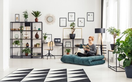 Wohnzimmermöbel modern Wohntrends Leseecke Wohnzimmer gestalten