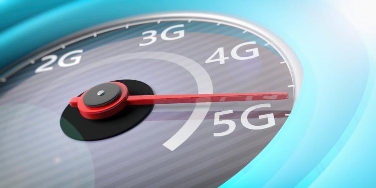 hochgeschwindigkeit internetverbindung von 2g bis 5g