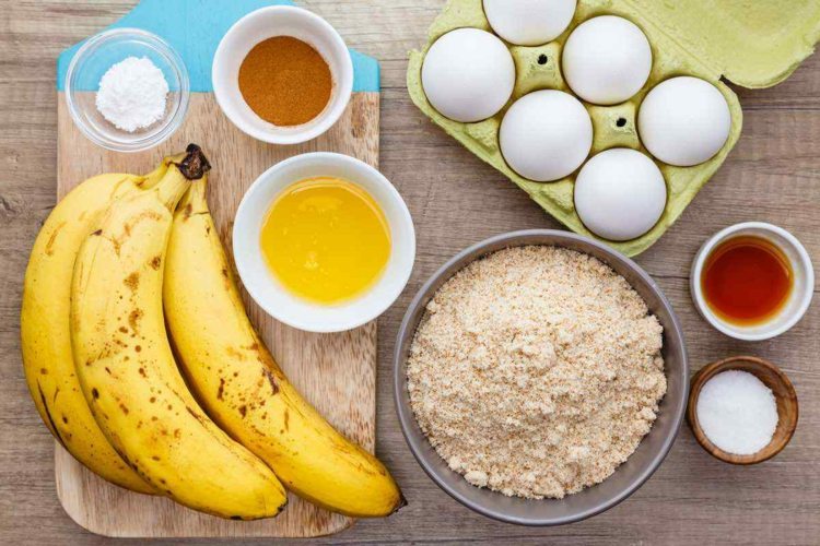 Bananenbrot Paleo Rezept Kuchen backen ohne Zucker Rezeptideen