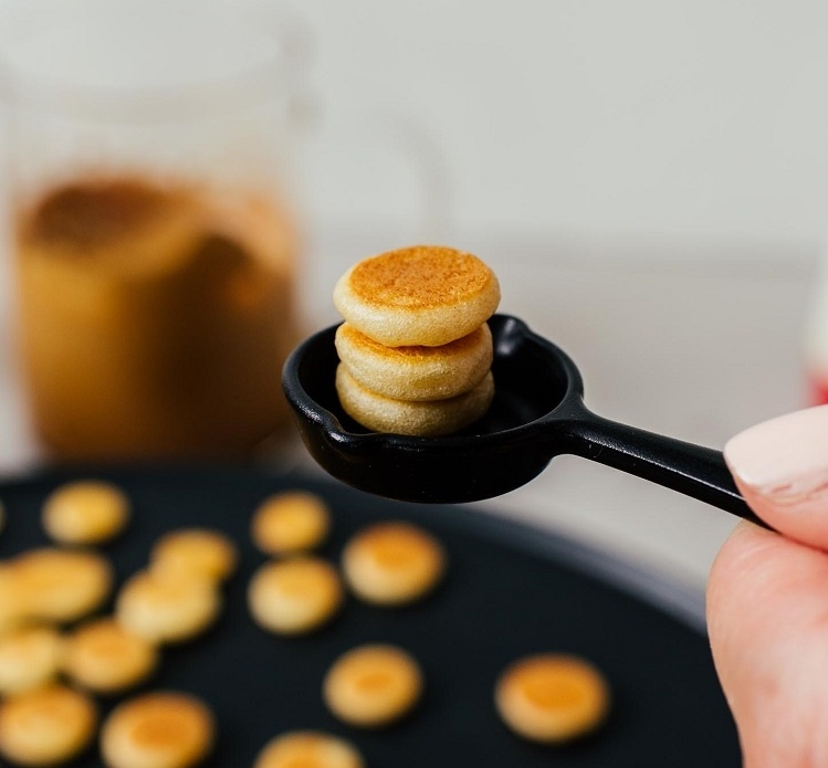Frühstücksrezepte einfach Pfannkuchen vegan Pancake Cereal Rezept