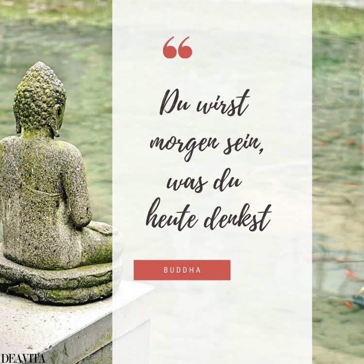 Buddhistische Weisheiten in Bilder inspirierende Buddha Zitate