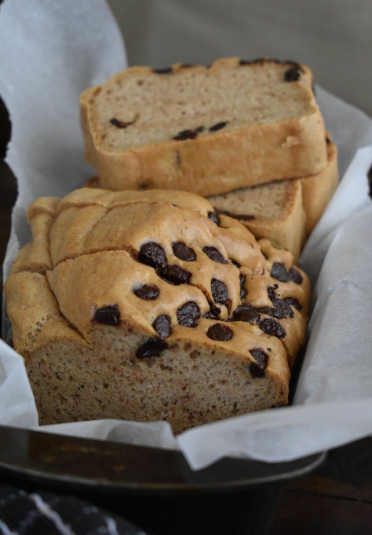 Cookie Dough Bread Rezept Schokokuchen backen gesund