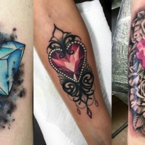 Diamant Tattoo Unterarm Rose Tattoomotiv Bedeutung Tattootrends