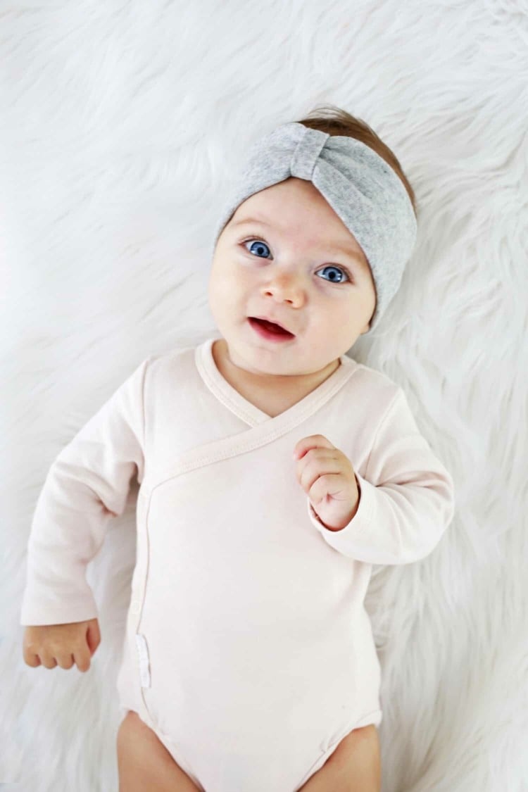 Haarbänder aus elastischen Stoffen basteln - Idee für Babys, Kinder und Erwachsene