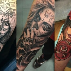 La Catrina Tattoo Design Rose Tattoomotiv Bedeutung Tattootrends