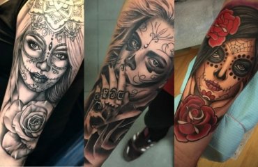 La Catrina Tattoo Design Rose Tattoomotiv Bedeutung Tattootrends