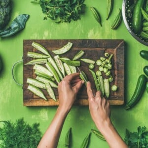 Okra ist sehr gesund und reich an Vitamin K