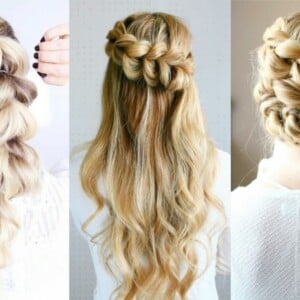 Pull-Through Braid Flechtfrisure halboffene Frisuren mittellange Haare