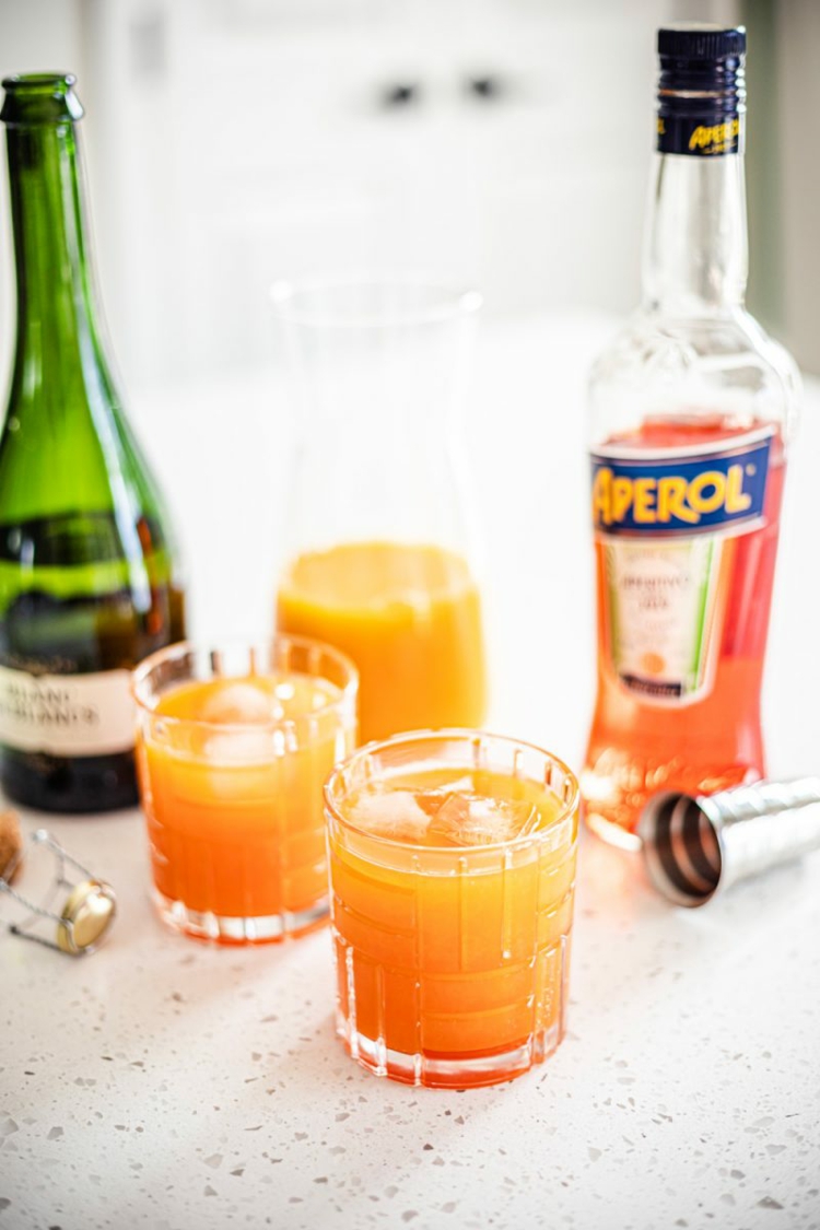 Sommer Coctails mit Prosecco Aperol Spritz Originalrezept