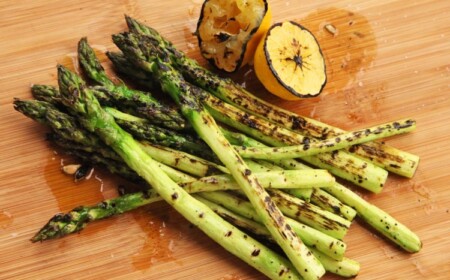 Spargel grillen vegan gesunde Beilagen Sommer Kalorienarmes Gemüse