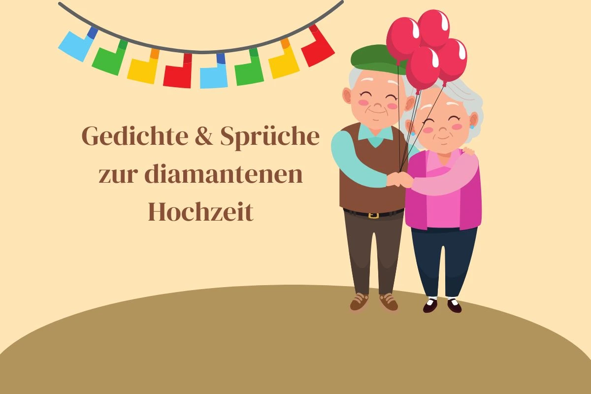 gedichte zitate sprüche zur diamantenen hochzeit