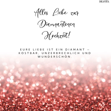 glückwunsch zur diamantennen hochzeit kostenlose karten