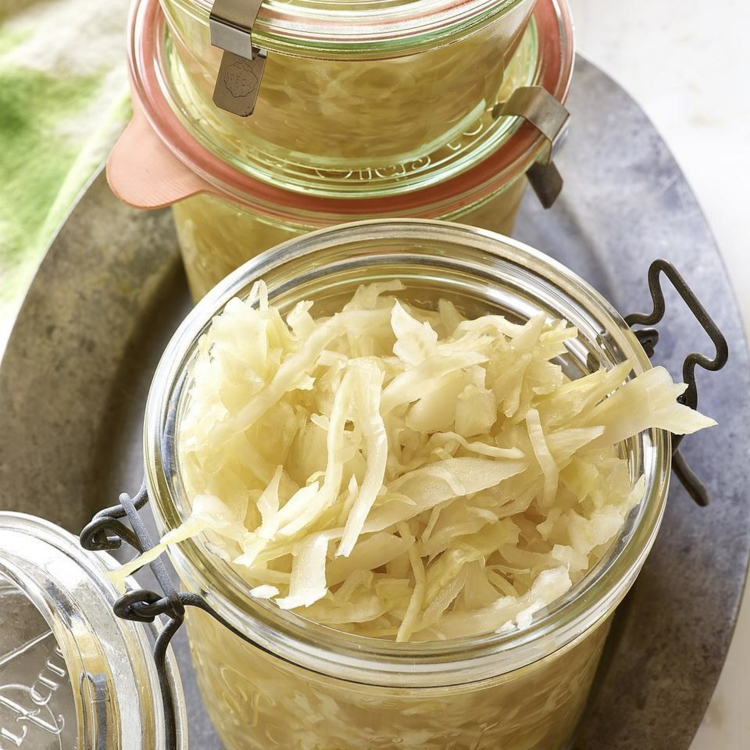 naürliche Probiotische Lebensmittel Sauerkraut fermentiert Wirkung Gesundheit