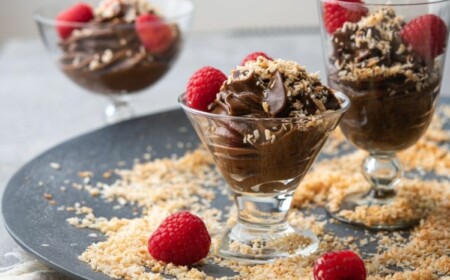 vegan Schokopudding mit Avocado Johannisbrotkernmehl Rezepte