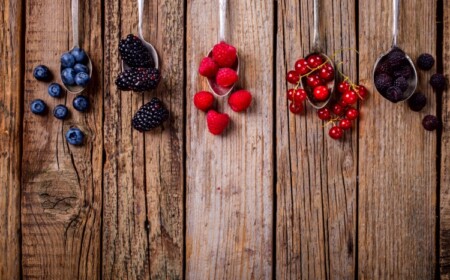 verschiedene sorten von beeren wie blaubeeren himbeeren mit ellagsäure wirkung