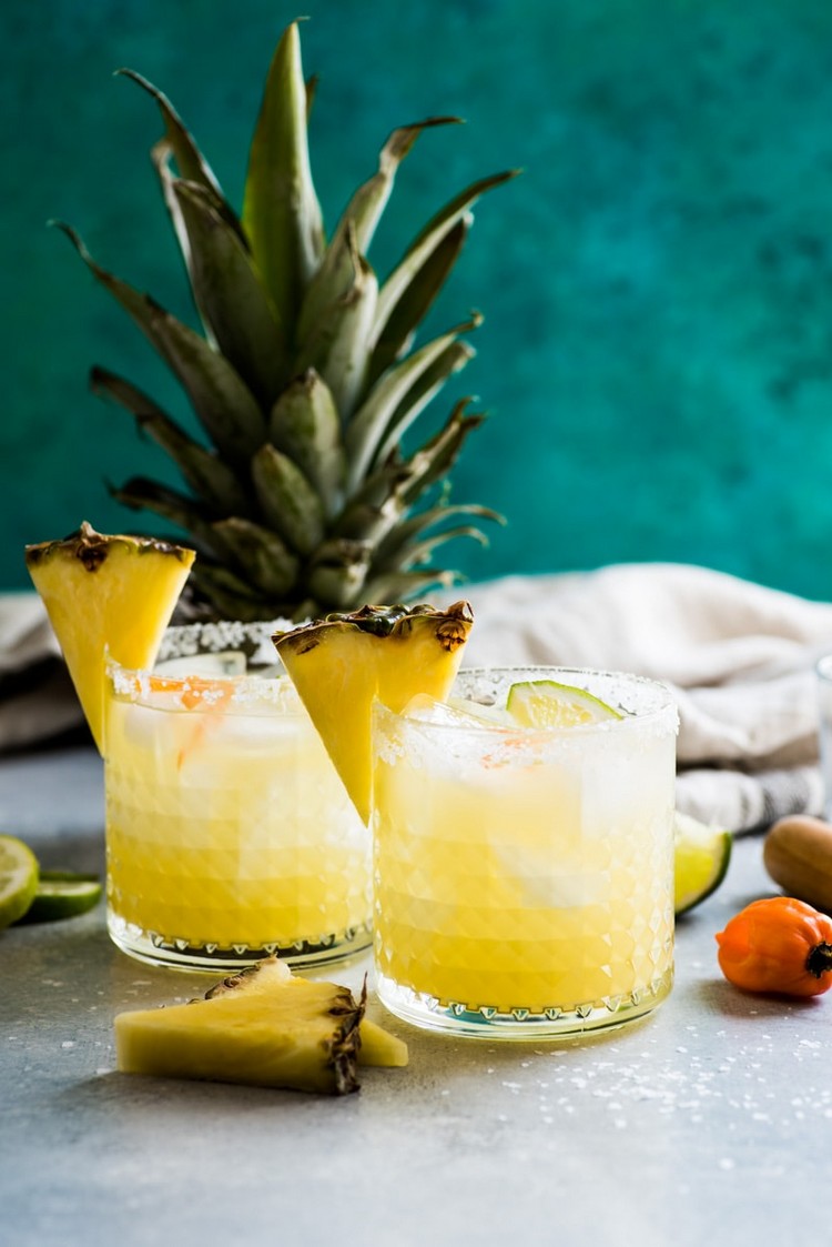 Ananas Cocktails Rezepte Margaritas machen Variationen