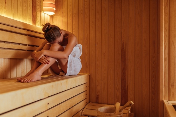 Cortisol steigt durch Hitzestress in der Sauna an