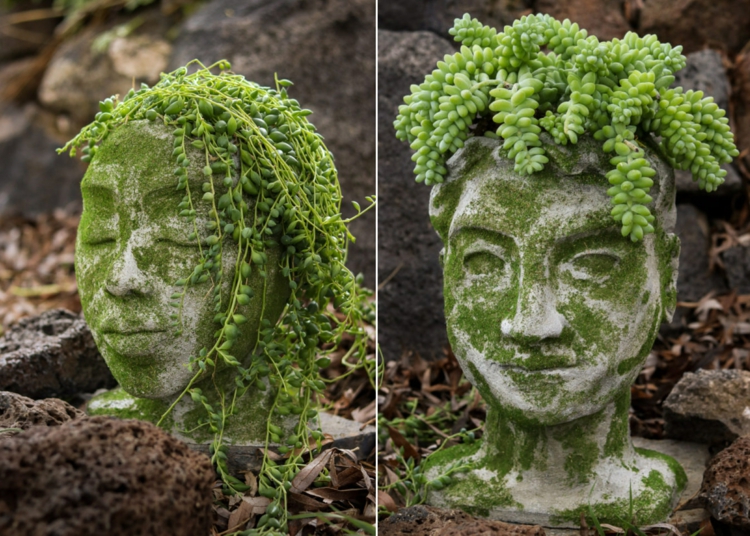 Figuren aus Beton selber machen für den Garten 6 Ideen