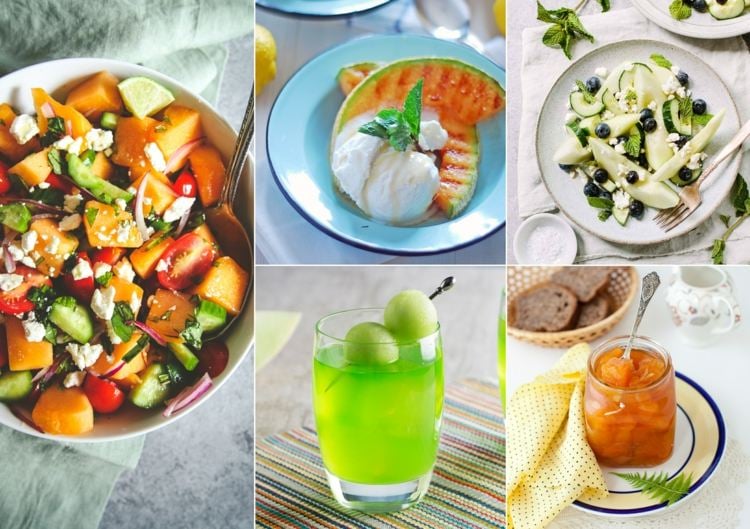 Honigmelone Rezepte - Salate, Getränke, herzhaftes und Desserts