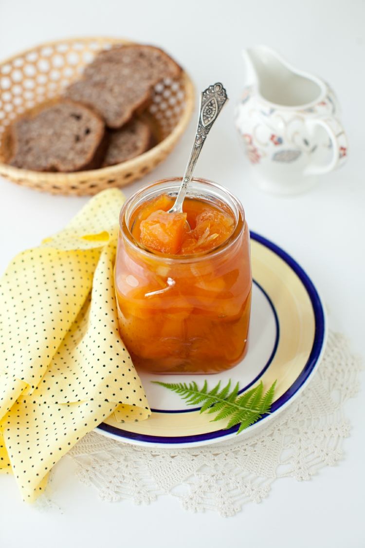 Marmelade mit Ingwer und Zitronenschale - Schnelle und einfache Honigmelone Rezepte