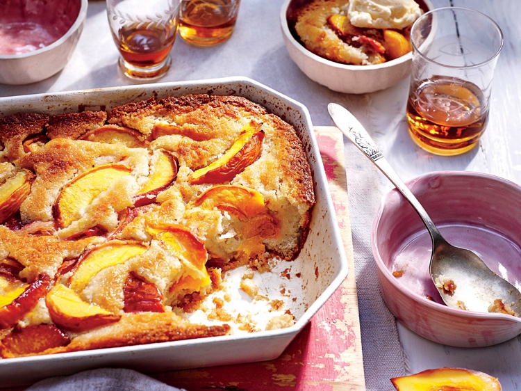 Pfirsich Tarte zubereiten Rezepte für Sommer Desserts